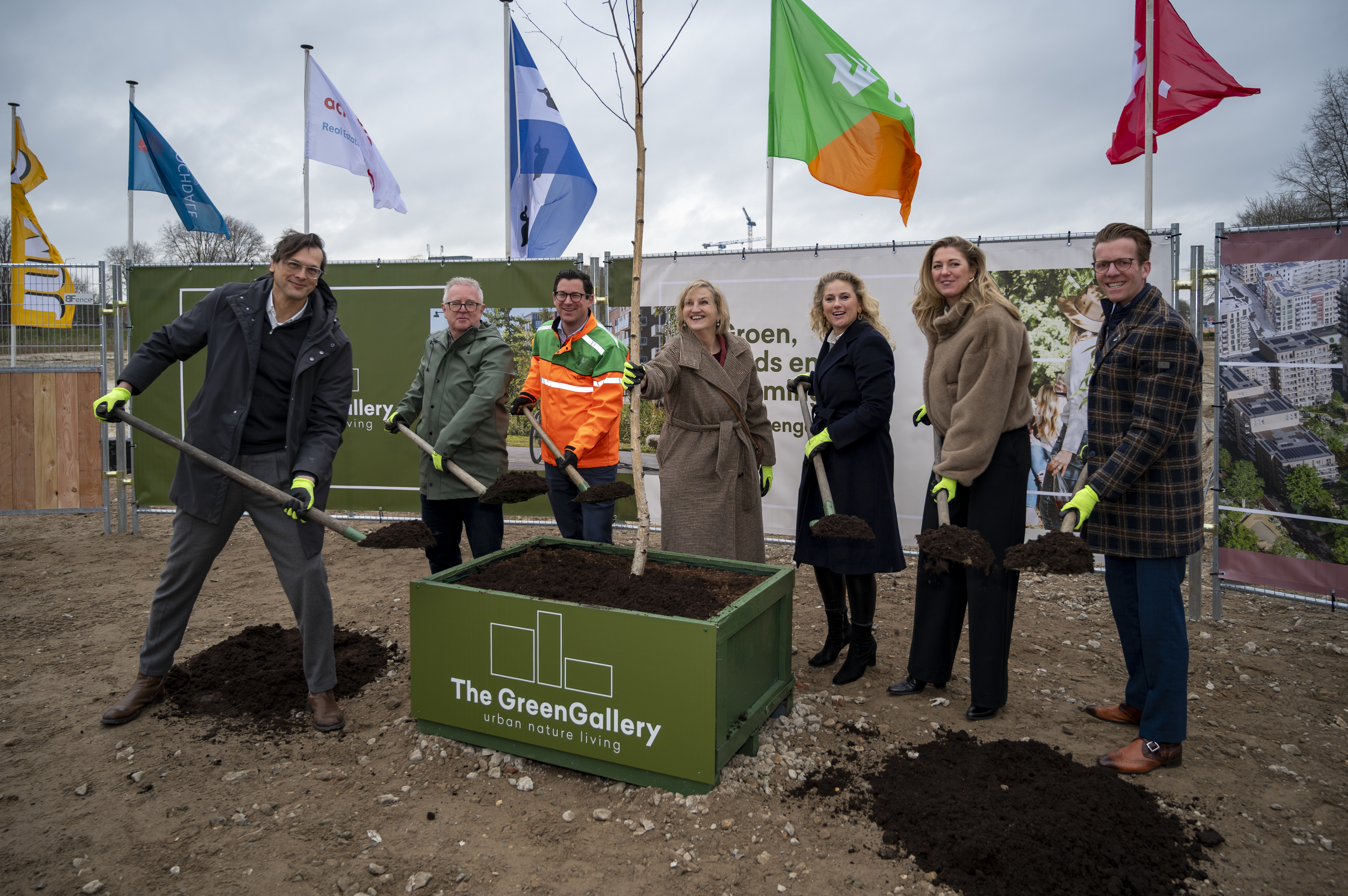 Feestelijke start bouw The Green Gallery in Diemen