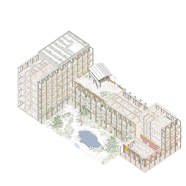 288 sociale huurwoningen in houtbouw in Amsterdam Zuidoost
